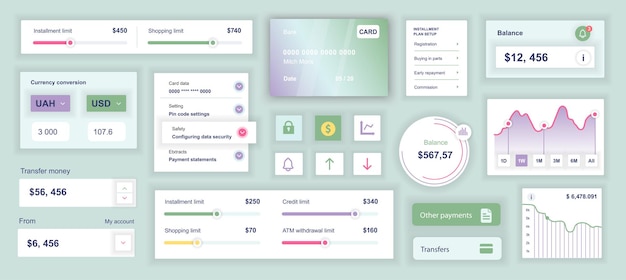 Інтерфейс фінансової панелі